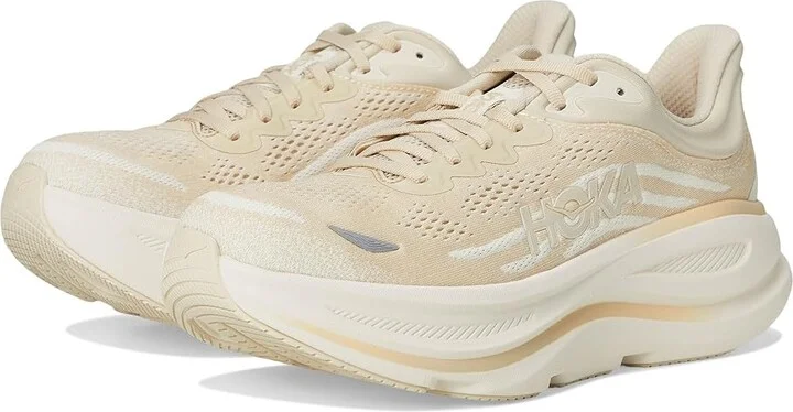 Hoka Bondi 9 Men's Shoes Oatmeal/Oat Milk : 11.5 D - Medium, Rubber
