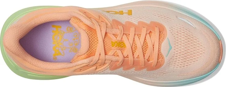 Hoka Bondi 9 Men's Shoes Pale Tangerine : 16 D - Medium, Rubber - Image 2