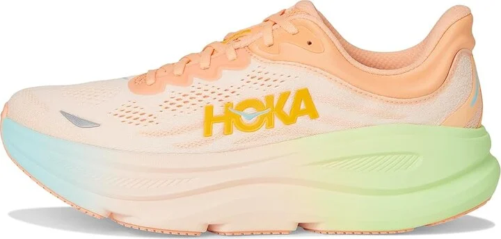 Hoka Bondi 9 Men's Shoes Pale Tangerine : 16 D - Medium, Rubber - Image 6
