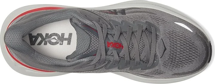 Hoka Bondi 9 Men's Shoes Satellite Grey/Outer Orbit : 8 D - Medium, Rubber - Image 2