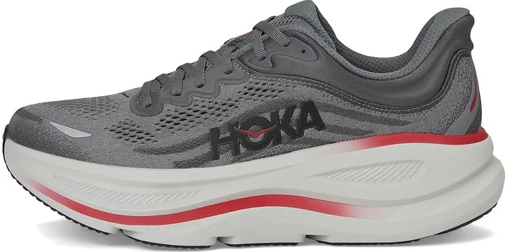Hoka Bondi 9 Men's Shoes Satellite Grey/Outer Orbit : 8 D - Medium, Rubber - Image 6