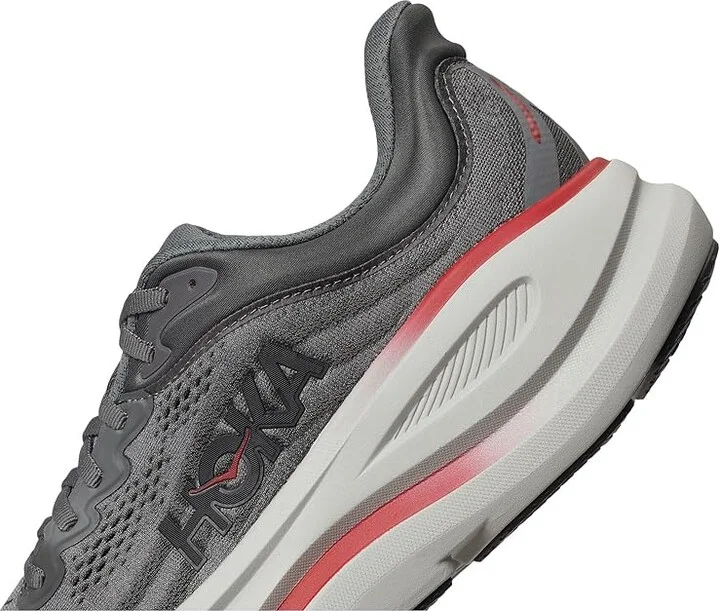 Hoka Bondi 9 Men's Shoes Satellite Grey/Outer Orbit : 8 D - Medium, Rubber - Image 7