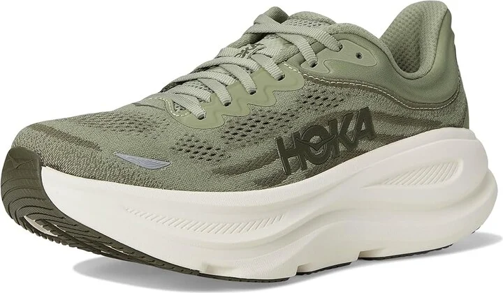 Hoka Bondi 9 Men's Shoes Sea Moss/Eucalyptus : 7.5 D - Medium, Rubber - Image 5