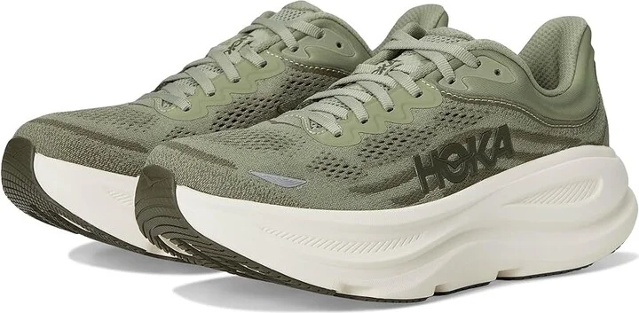 Hoka Bondi 9 Men's Shoes Sea Moss/Eucalyptus : 7.5 D - Medium, Rubber
