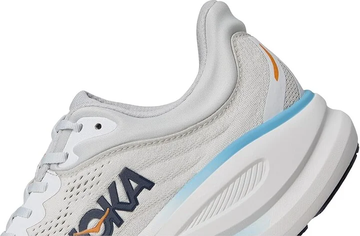 Hoka Bondi 9 Men's Shoes Stardust/Cosmic Grey : 11.5 D - Medium, Rubber - Image 7