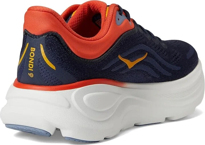 Hoka Bondi 9 Men's Shoes Varsity Navy/Nautical Blue : 16 D - Medium, Rubber - Image 4