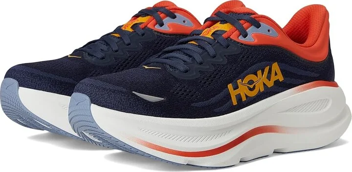 Hoka Bondi 9 Men's Shoes Varsity Navy/Nautical Blue : 16 D - Medium, Rubber