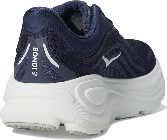 Hoka Bondi 9 Men's Shoes Varsity Navy/White : 7.5 D - Medium, Rubber - Image 4