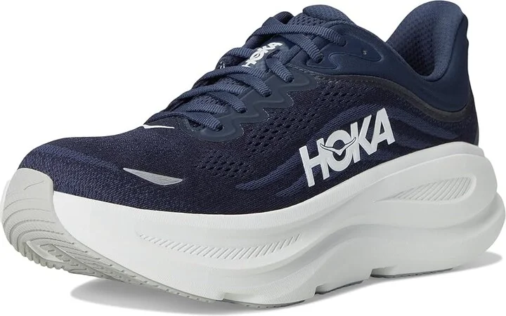 Hoka Bondi 9 Men's Shoes Varsity Navy/White : 7.5 D - Medium, Rubber - Image 5
