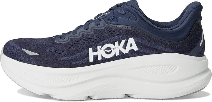 Hoka Bondi 9 Men's Shoes Varsity Navy/White : 7.5 D - Medium, Rubber - Image 6
