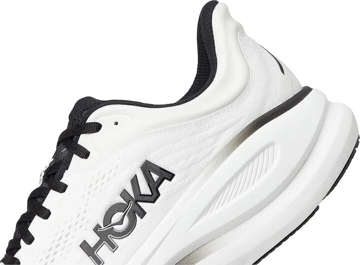 Hoka Bondi 9 Men's Shoes White/Black : 10 D - Medium, Rubber - Image 7