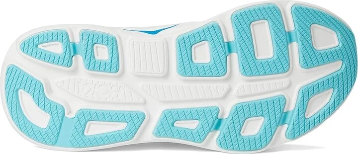Hoka Bondi 9 Men's Shoes White/Hoka Blue : 11.5 D - Medium, Rubber - Image 3