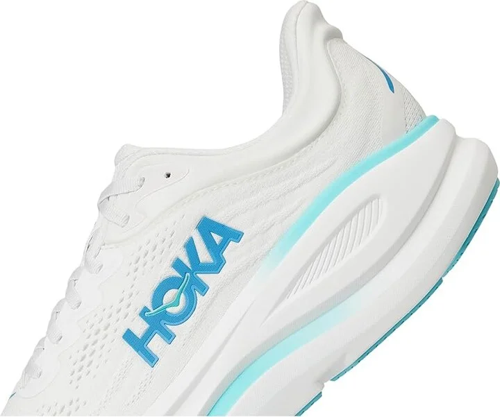 Hoka Bondi 9 Men's Shoes White/Hoka Blue : 11.5 D - Medium, Rubber - Image 7