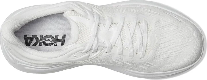 Hoka Bondi 9 Men's Shoes White/White : 10.5 D - Medium, Rubber - Image 2