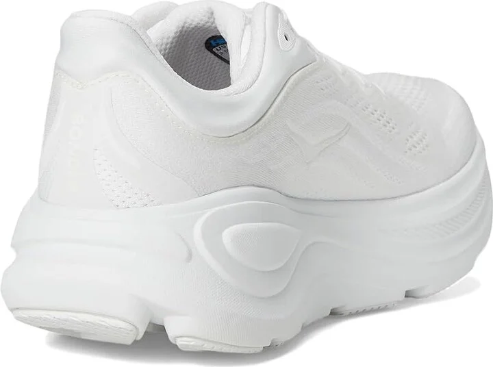 Hoka Bondi 9 Men's Shoes White/White : 10.5 D - Medium, Rubber - Image 4