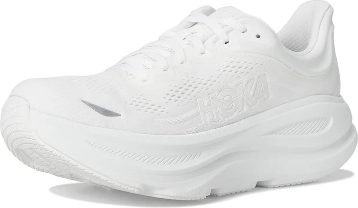 Hoka Bondi 9 Men's Shoes White/White : 10.5 D - Medium, Rubber - Image 5
