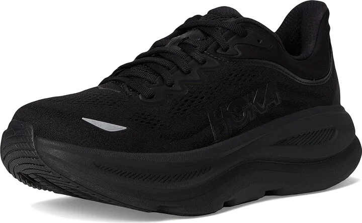 Hoka Bondi 9 Women's Shoes Black/Black : 5.5 B - Medium, Synthetic - Image 5