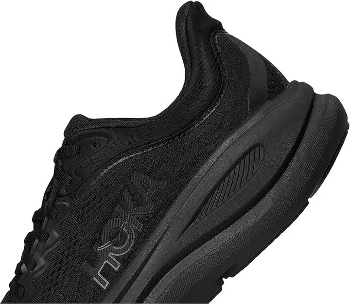 Hoka Bondi 9 Women's Shoes Black/Black : 5.5 B - Medium, Synthetic - Image 7