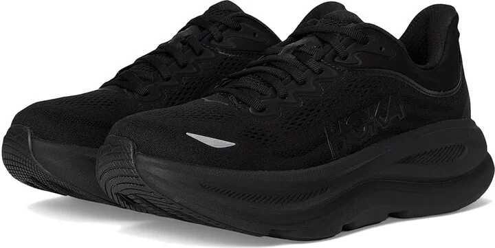Hoka Bondi 9 Women's Shoes Black/Black : 5.5 B - Medium, Synthetic