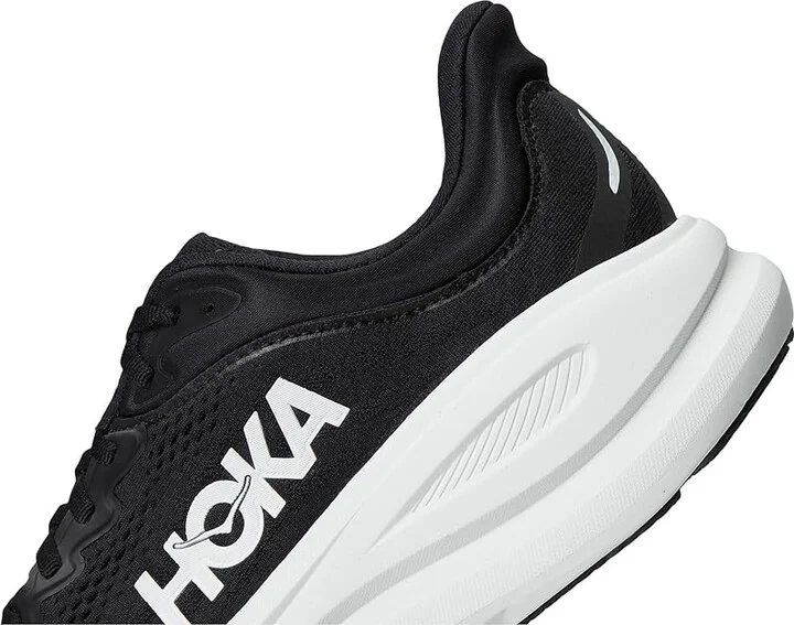 Hoka Bondi 9 Women's Shoes Black/White : 7 B - Medium, Synthetic - Image 7