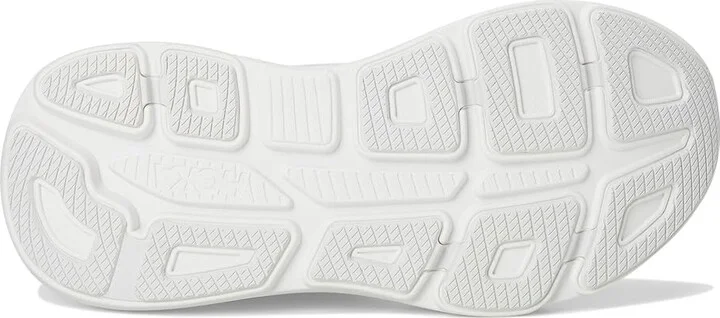 Hoka Bondi 9 Women's Shoes Cosmic Grey/White : 7 B - Medium, Synthetic - Image 3