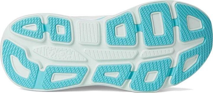 Hoka Bondi 9 Women's Shoes Frost/Cielo Blue : 7 B - Medium, Synthetic - Image 3