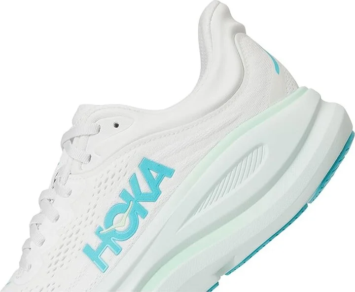 Hoka Bondi 9 Women's Shoes Frost/Cielo Blue : 7 B - Medium, Synthetic - Image 7