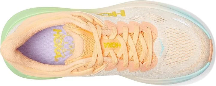Hoka Bondi 9 Women's Shoes Pale Tangerine : 8.5 B - Medium, Synthetic - Image 2