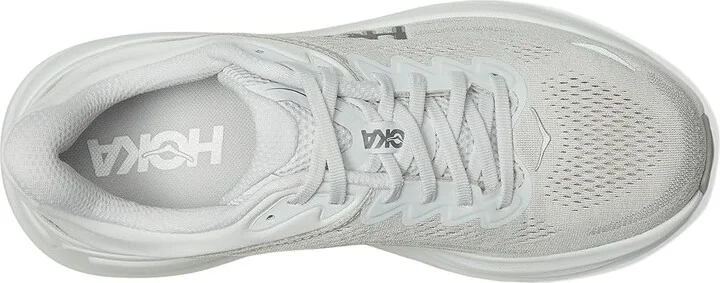Hoka Bondi 9 Women's Shoes Stardust/Silver : 8.5 B - Medium, Synthetic - Image 2