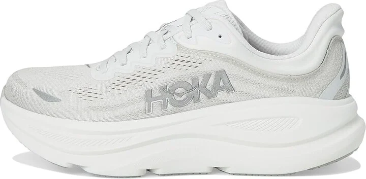 Hoka Bondi 9 Women's Shoes Stardust/Silver : 8.5 B - Medium, Synthetic - Image 6