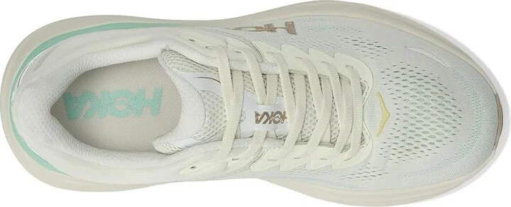 Hoka Bondi 9 Women's Shoes Truffle Salt/Sea Glass : 9 B - Medium, Synthetic - Image 2