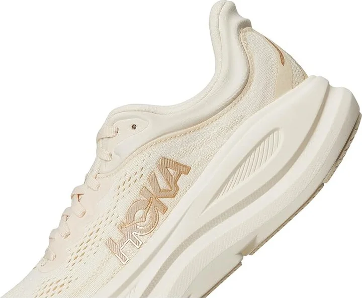 Hoka Bondi 9 Women's Shoes Vanilla/Birch : 7 B - Medium, Synthetic - Image 7