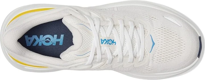 Hoka Bondi 9 Women's Shoes White/Grout : 6.5 B - Medium, Synthetic - Image 2