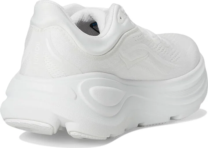 Hoka Bondi 9 Women's Shoes White/White : 12 B - Medium, Synthetic - Image 4