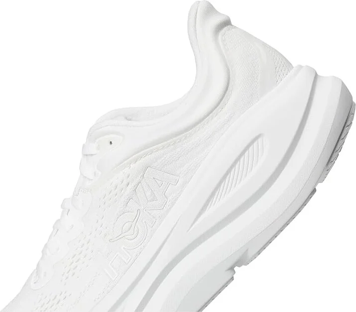 Hoka Bondi 9 Women's Shoes White/White : 12 B - Medium, Synthetic - Image 7