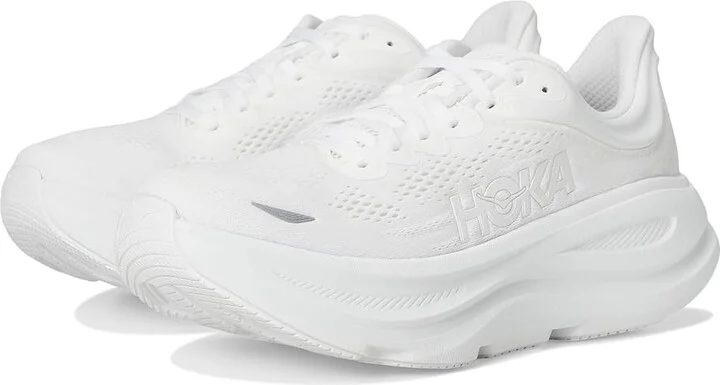 Hoka Bondi 9 Women's Shoes White/White : 12 B - Medium, Synthetic