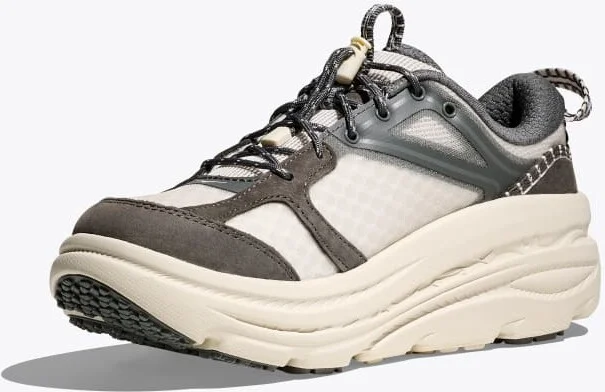 HOKA Bondi B3LS Shoes in Alabaster/Astroid - Image 3