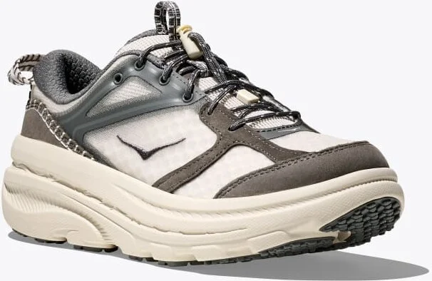 HOKA Bondi B3LS Shoes in Alabaster/Astroid - Image 6