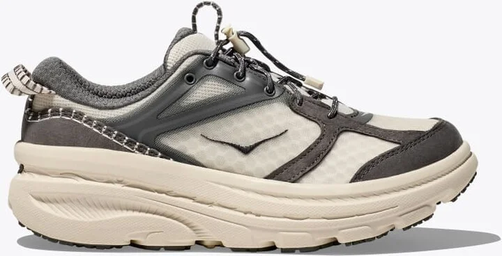 HOKA Bondi B3LS Shoes in Alabaster/Astroid