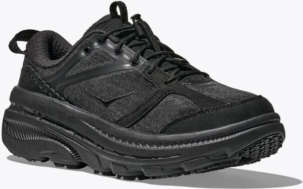 HOKA Bondi B3LS Shoes in Black/Carbon Black - Image 6