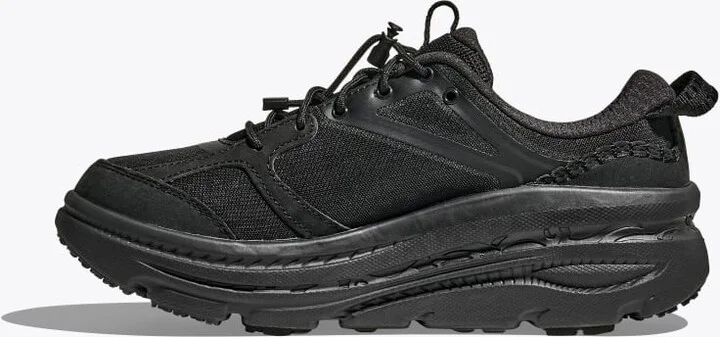 HOKA Bondi B3LS Shoes in Black/Carbon Black - Image 8