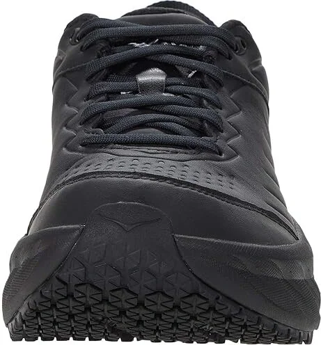 Hoka Bondi Slip Resistant Women's Shoes Black/Black : 10 B - Medium, Leather - Image 5