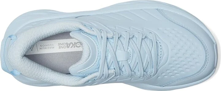 Hoka Bondi Slip Resistant Women's Shoes Ice Water/Ice Water : 6 B - Medium, Leather - Image 2