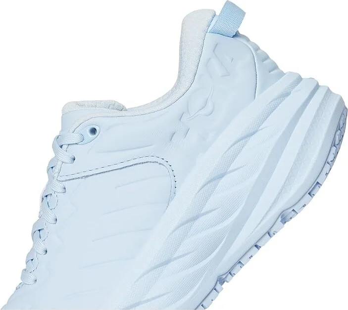 Hoka Bondi Slip Resistant Women's Shoes Ice Water/Ice Water : 6 B - Medium, Leather - Image 7