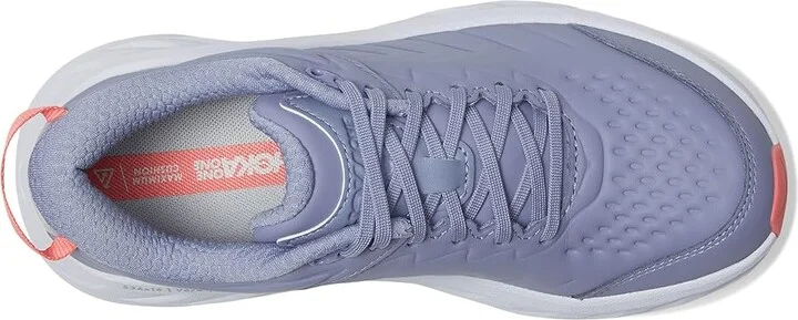 Hoka Bondi Slip Resistant Women's Shoes Moonlight/Pale Dusk : 11 B - Medium, Leather - Image 2