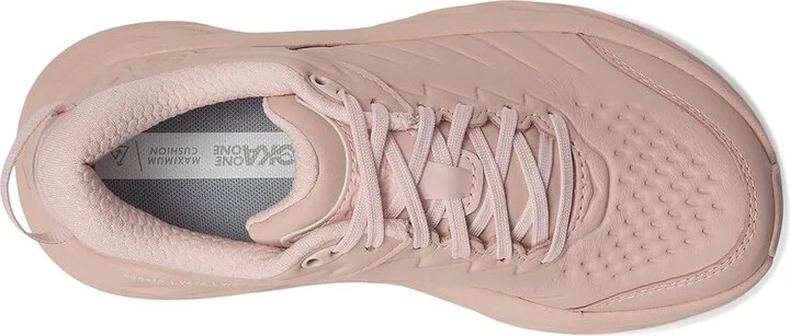 Hoka Bondi Slip Resistant Women's Shoes Peach Whip/Peach Whip : 5 B - Medium, Leather - Image 2