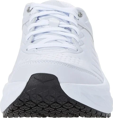 Hoka Bondi Slip Resistant Women's Shoes White : 7 D - Wide, Leather - Image 5