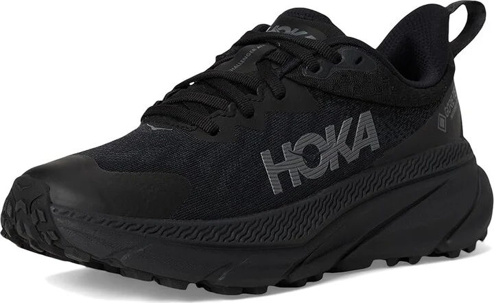 Hoka Challenger 7 GORE-TEX(r) Women's Shoes Black/Black 1 : 6 B - Medium, Synthetic/Textile - Image 5