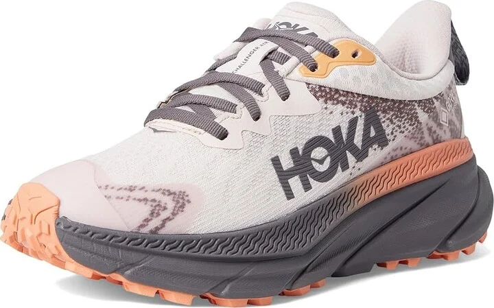 Hoka Challenger 7 GORE-TEX(r) Women's Shoes Cosmic Pearl/Galaxy : 8 B - Medium, Synthetic/Textile - Image 5