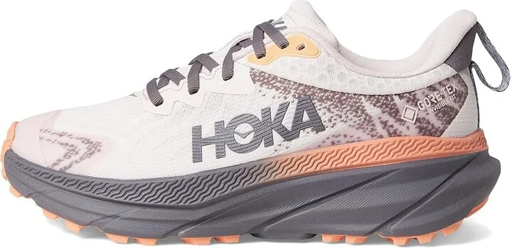 Hoka Challenger 7 GORE-TEX(r) Women's Shoes Cosmic Pearl/Galaxy : 8 B - Medium, Synthetic/Textile - Image 6